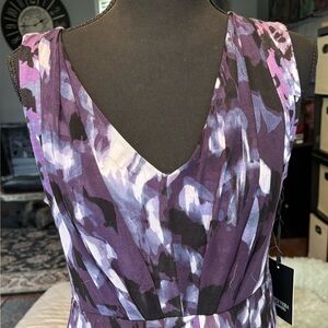 Simply Vera Vera Wang Purple and Black Skirt